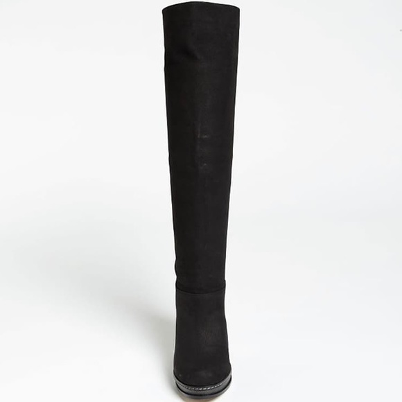 ***SOLD*** Cole Haan Nola Slouch Boots Chestnut Nubuck - Picture 7 of 14